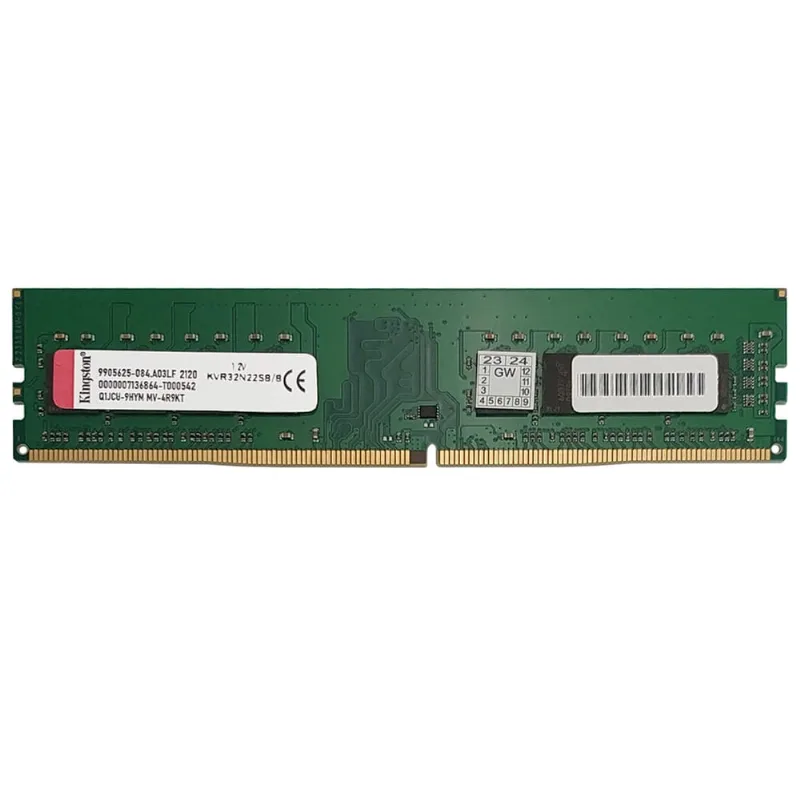 Memória 8GB Kingston, DDR4, 3200MHz, CL22 - KVR32N22S8/8