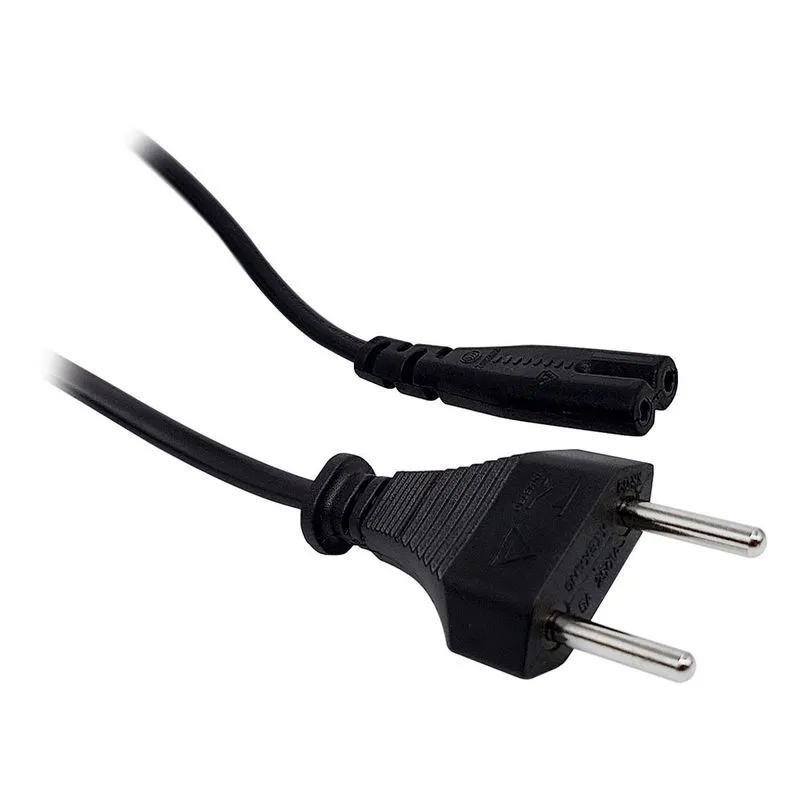 Cabo De Energia Bipolar Gv Brasil, 1.8m, Preto - Cbf.093