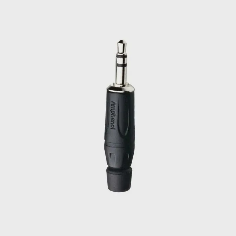Plug amphenol KS3PB P2 estereo black 3,5MM