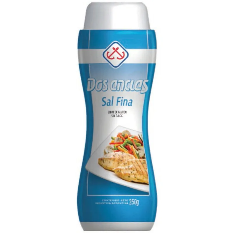 Sal fina Dos Anclas 250 g.
