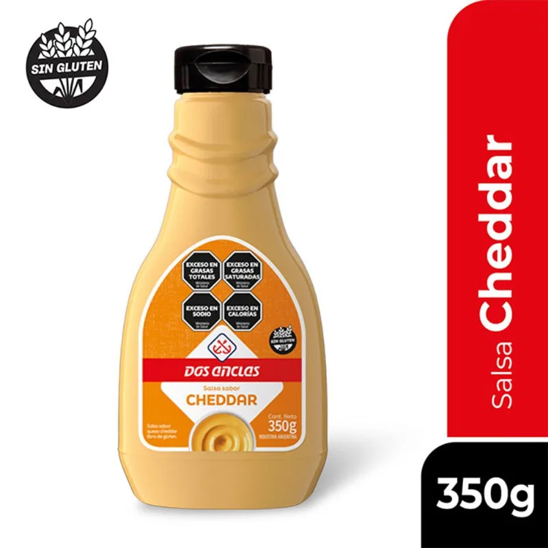 Salsa Sabor Cheddar 350 Grs Dos Anclas