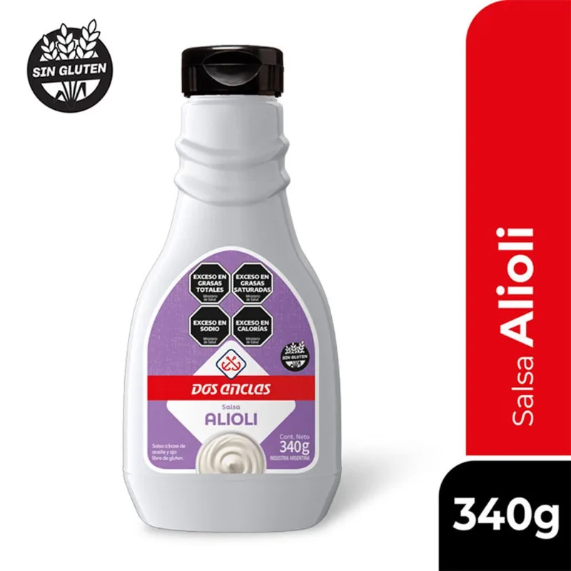 Salsa Sabor Ali Oli 340 Grs Dos Anclas Salsa Ali Oli Dos Anclas 340 Gr