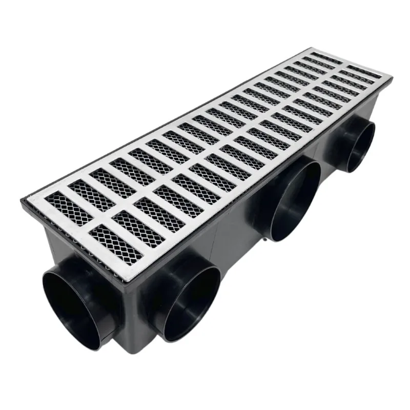 Ralo Completo Externo Aluminio 15x50 com Tela e 11 Saídas