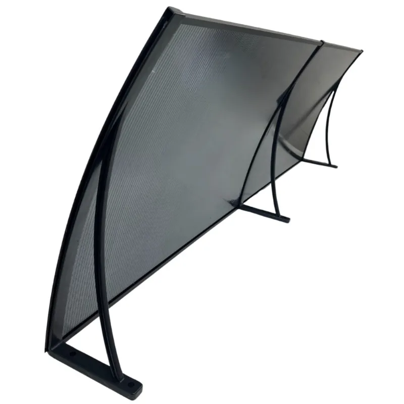 Kit Toldo 50x120cm Escuro Fumê pr Portas Janelas Varanda