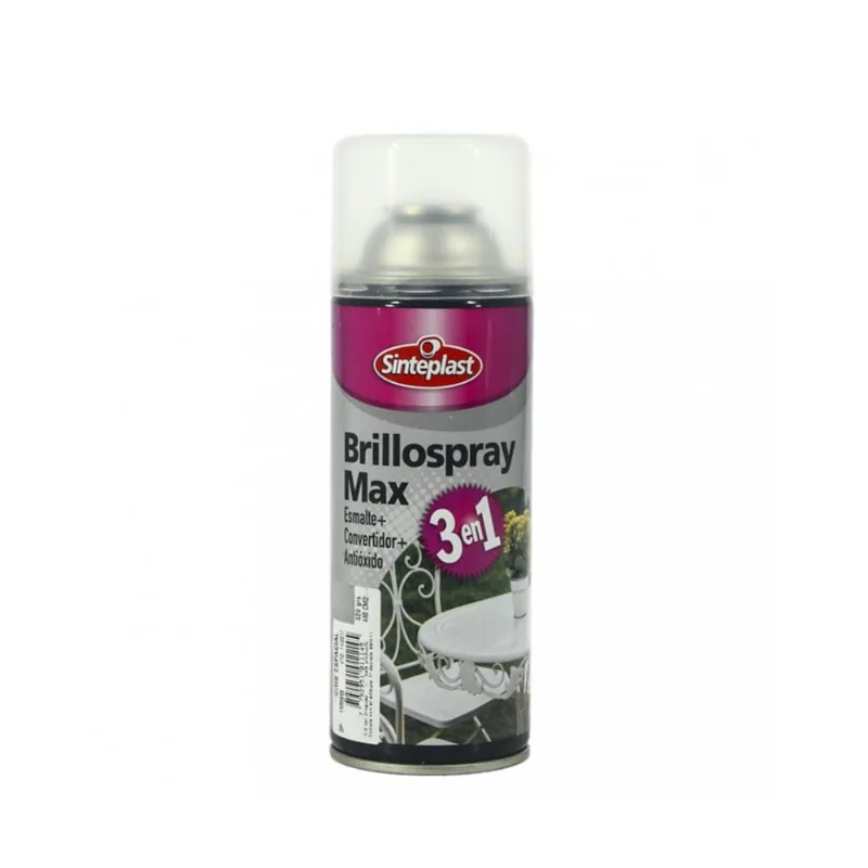 Pintura en aerosol esmalte 3 en 1 gris 240 cc