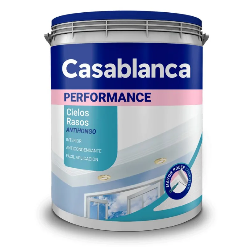 Pintura Latex Cielorraso Casablanca 20Lt Antihongo