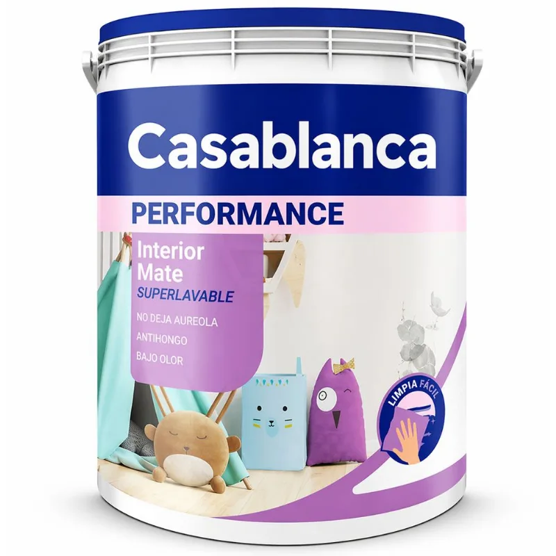 Casablanca Performance Látex Interior Mate 20Lt Superlavable