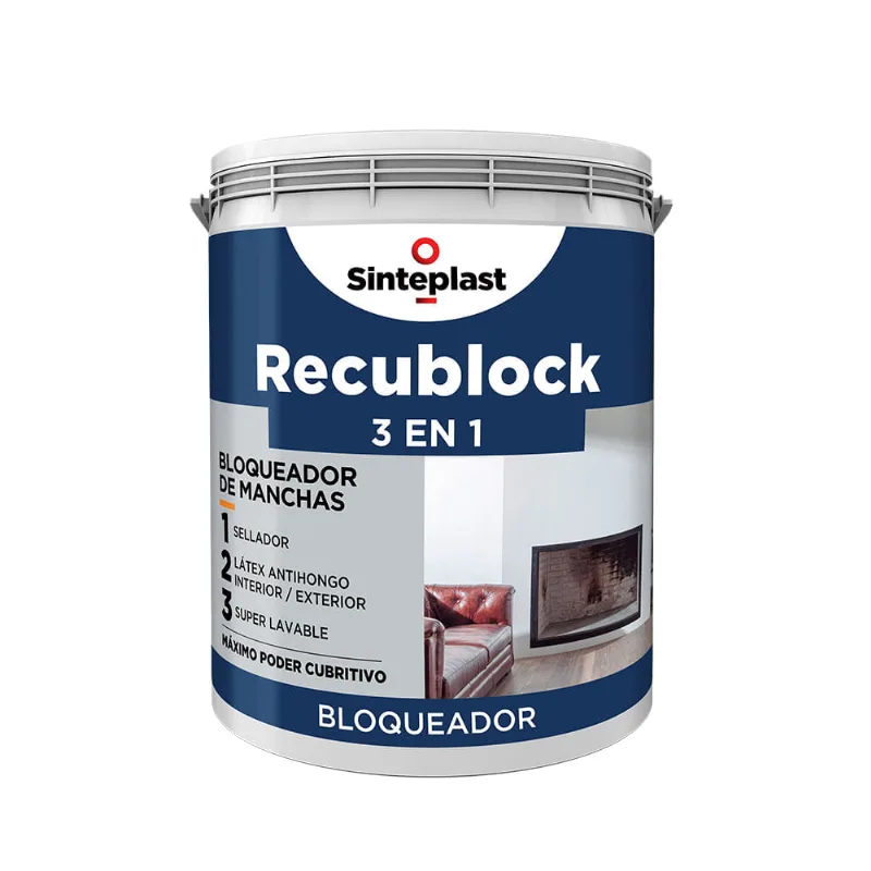 Impermeabilizante Recublock 3 en 1 blanco 1 L