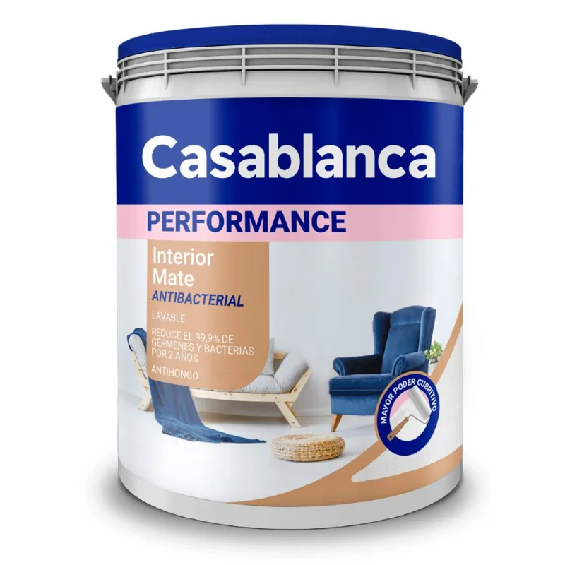 Performance Latex Interior Mate Antibact 20lt Casablanca