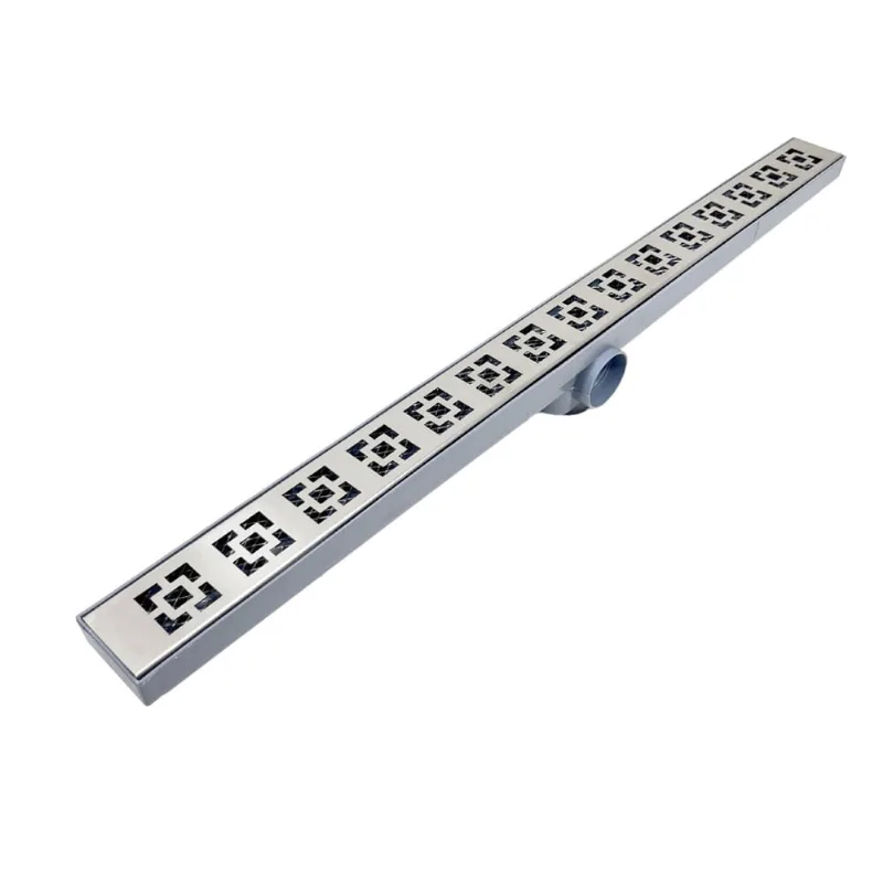 Ralo 5x70 Inox 304 Dubai com Tela e Cocho Cinza