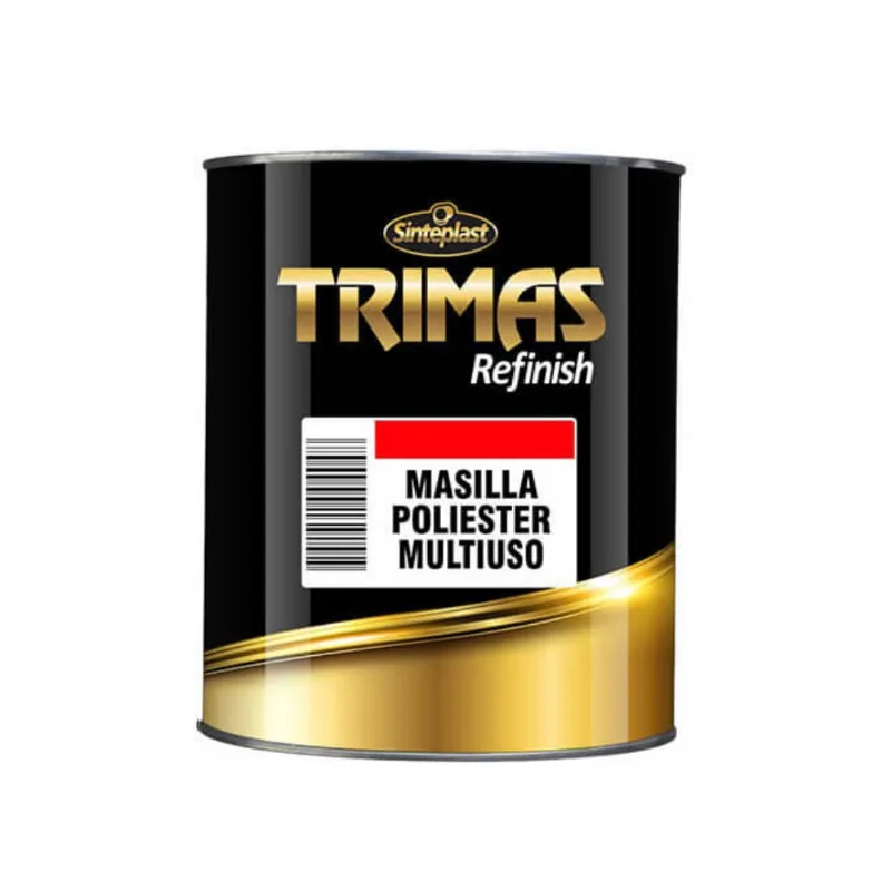 Masilla poliester Trimas multiuso blanca 4 kg