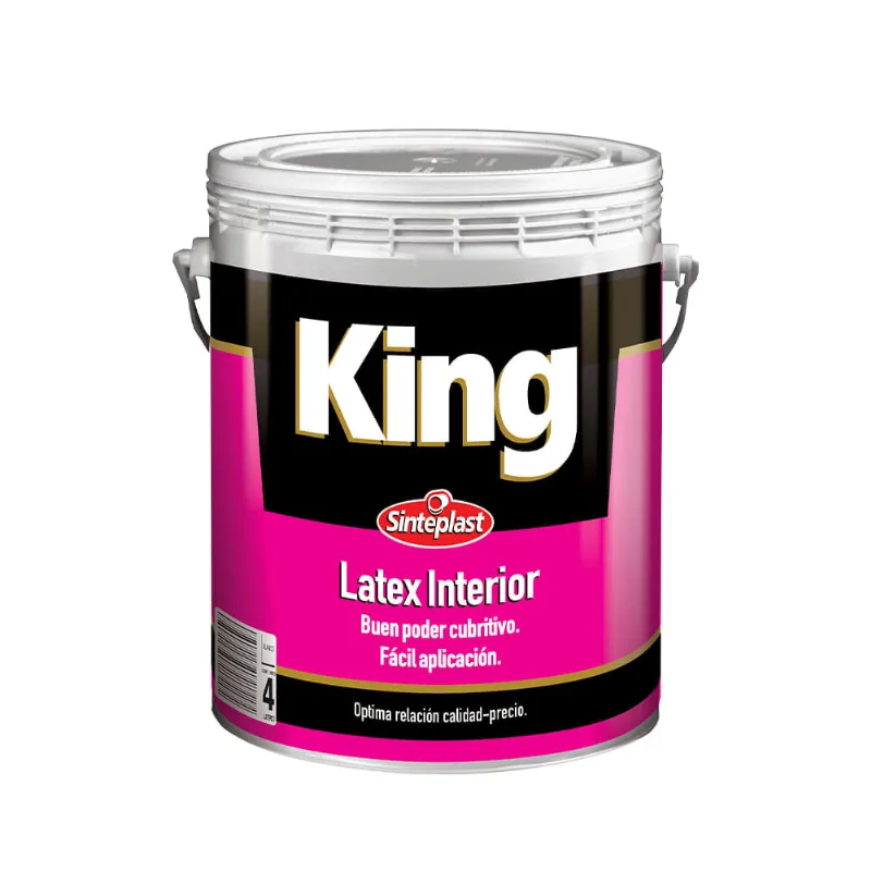 Pintura látex interior King blanco 10 L