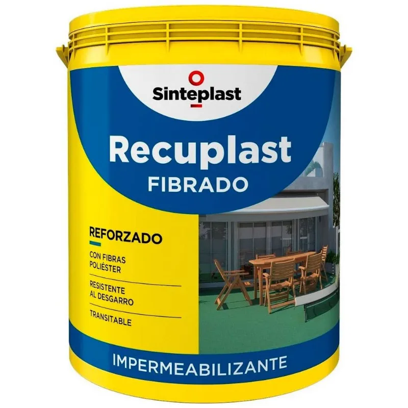 Recuplast Fibrado Membrana Liquida Techos/terraza 4k