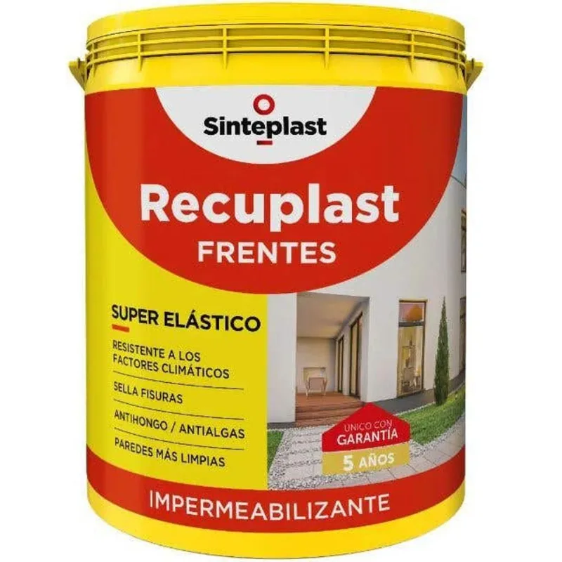 Recuplast Frentes Impermeabilizante 20lt Colores