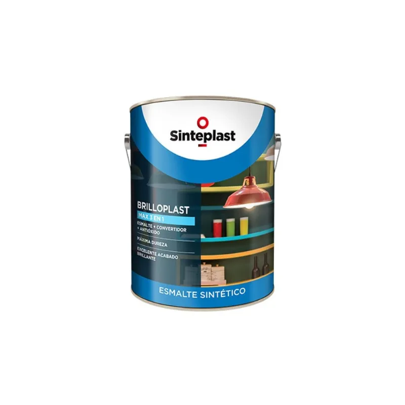 Brilloplast Max esmalte sintético 3 en 1 azul marino 4 L