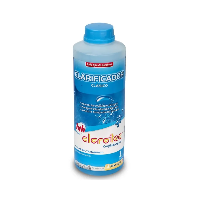 Clarificador Clasico Clorotec Mantenimiento Piletas 1 Lt