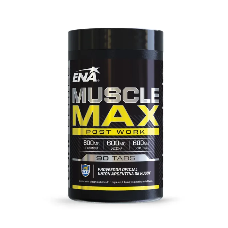 Suplemento Deportivo Ena Muscle Max Post Work x 90 Tabletas
