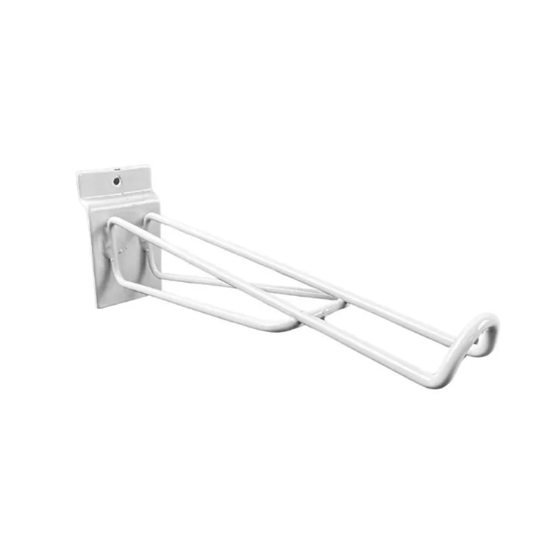 6 Mao Francesa Para Painel Arame 25cm 4mm Branco