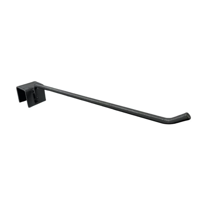 20 Gancho Para Gondola Com 20 Cm Arame 4mm Preto