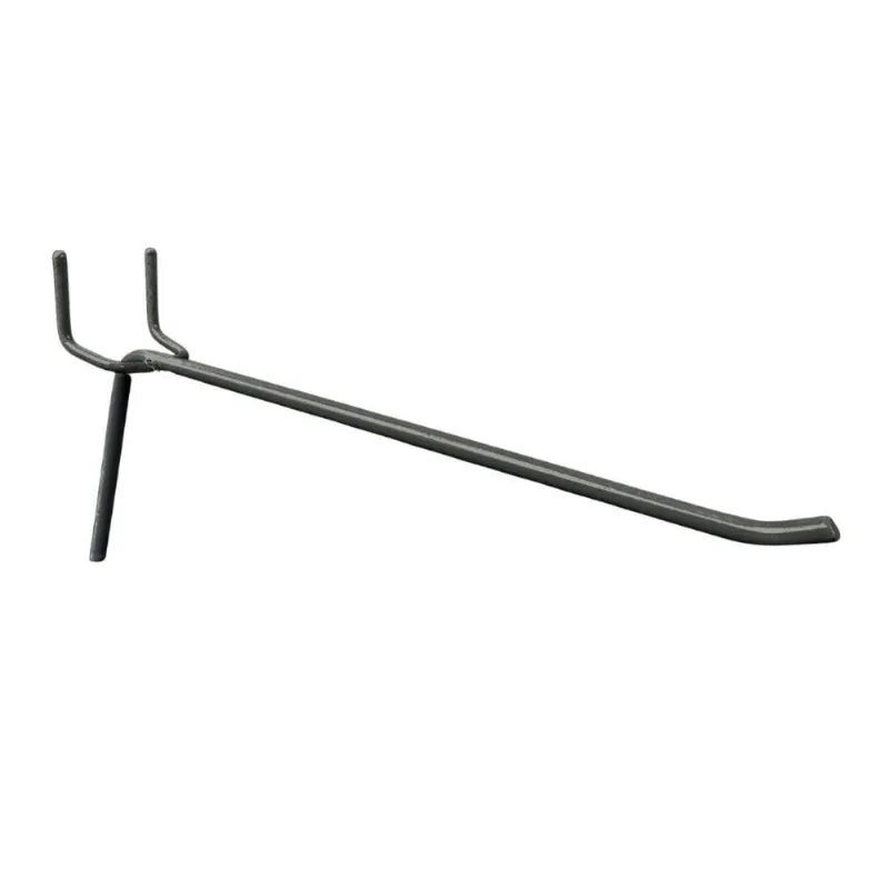 50 Gancho Para Eucatex 20cm - Arame 4mm Preto