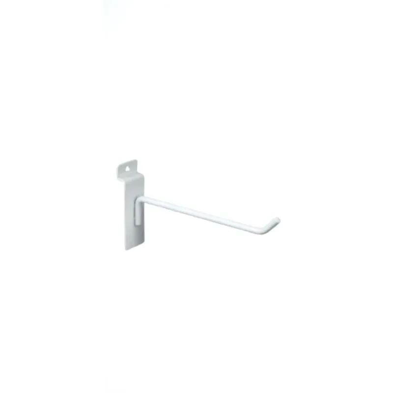 100 Ganchos De 5cm Branco Para Painel Canelado