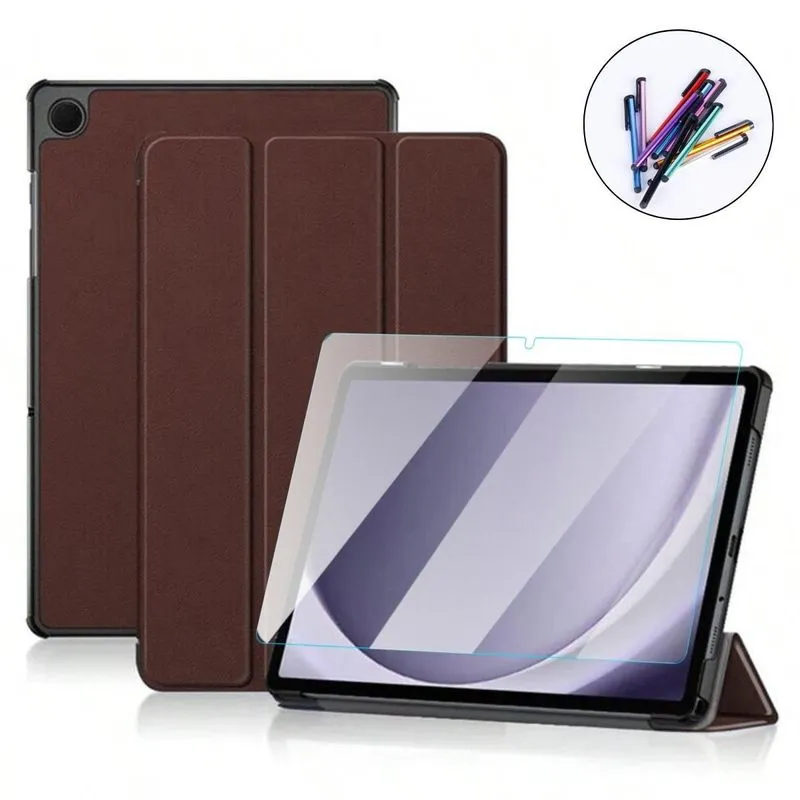 Case Magnética + Vidro + Caneta Para Tablet Samsung A9+ X216