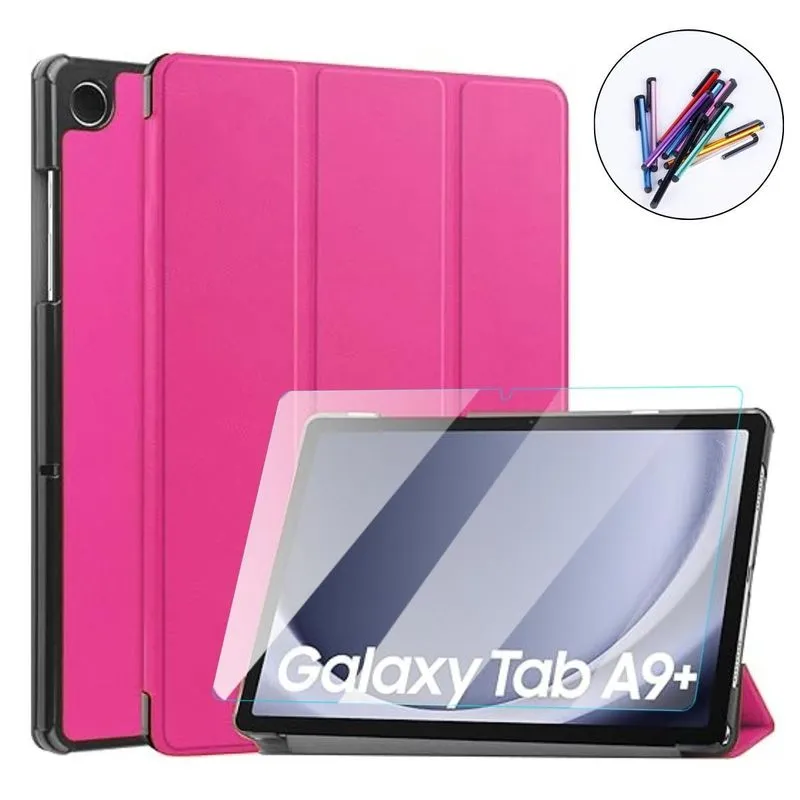 Kit Capa + Vidro + Caneta Para Tablet Samsung A9+ 11 X210