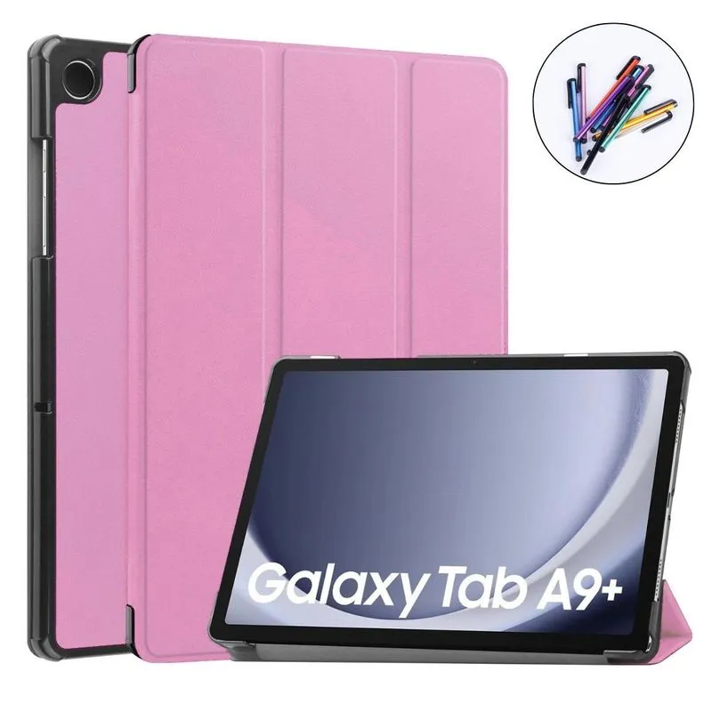 Kit Case Couro + Caneta Para Tablet Samsung A9 8.7 X110