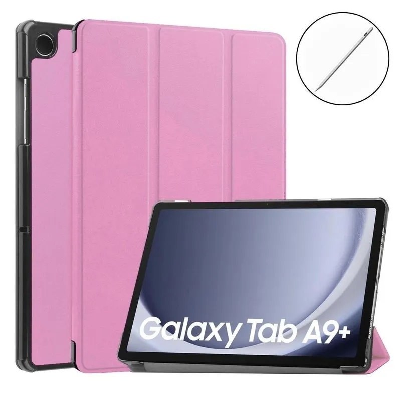 Kit Case Couro + Pencil Para Tablet Samsung A9 8.7 X110