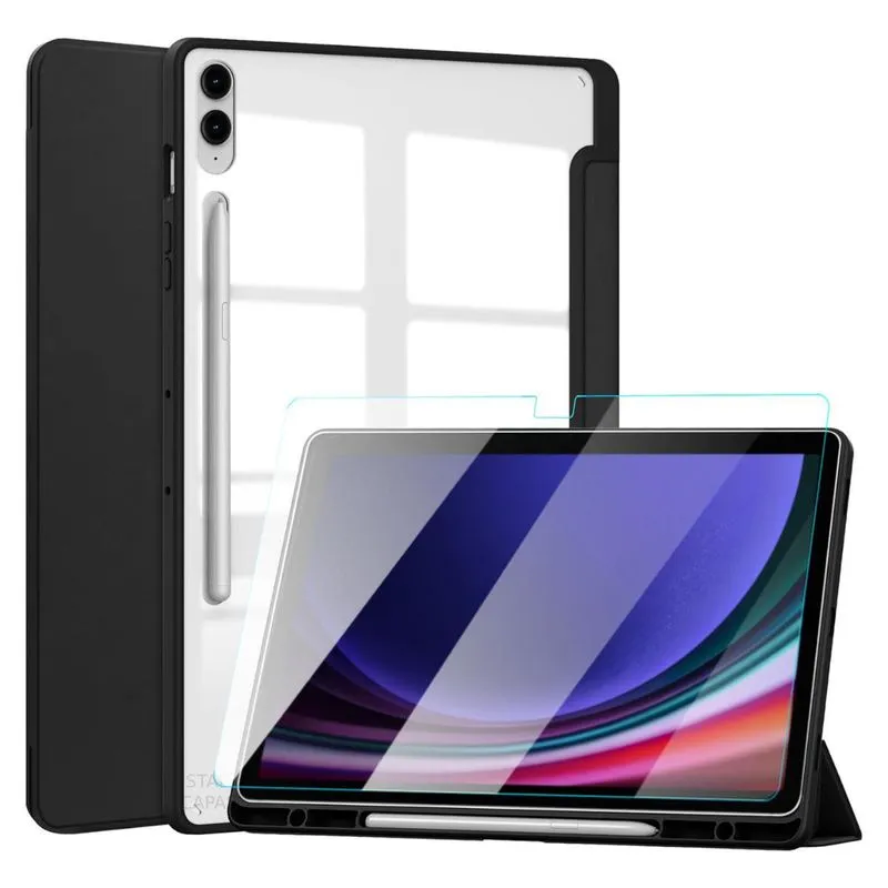 Kit Capinha Slot + Vidro Para Tab Samsung S9 Ultra 14.6 X910