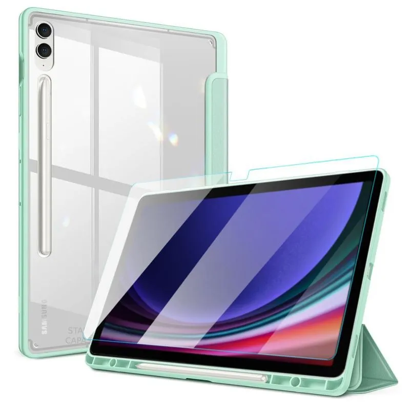 Kit Capinha Slot + Vidro Para Tab Samsung S9 Ultra 14.6 X910