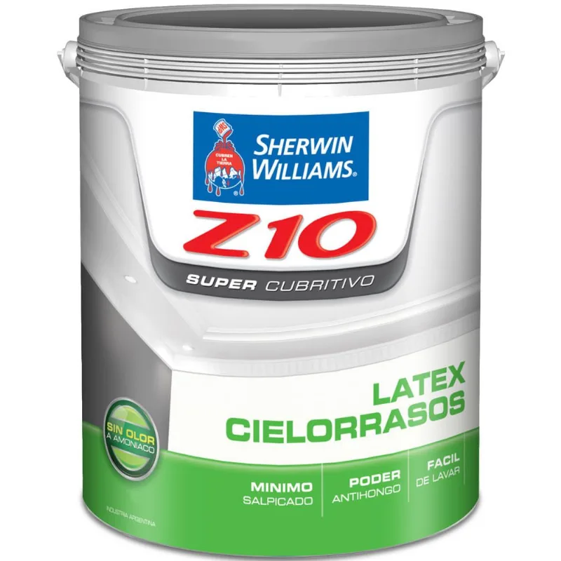 Z10 Pintura Latex Para Cielorraso 20 Lts Sherwin