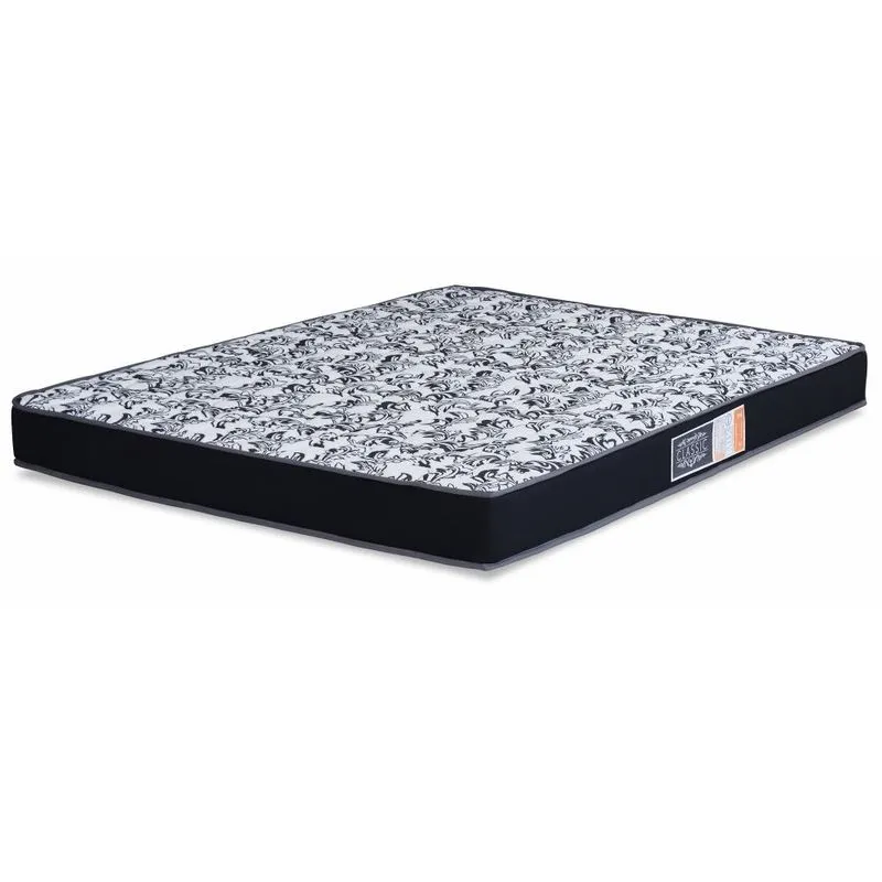 Colchão Casal Ortho Classic D33 100% espuma 138 cm largura e 14 cm de altura preto