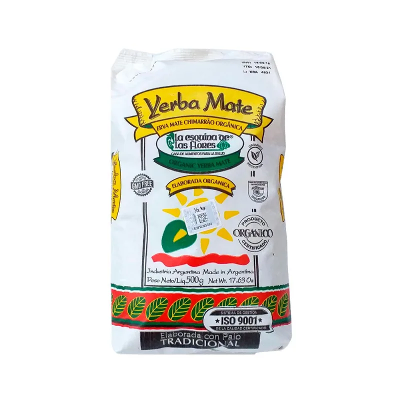 Yerba Mate La Esq. De Las Flores X 500 Gr Yerba Mate La Esq. De Las Flores