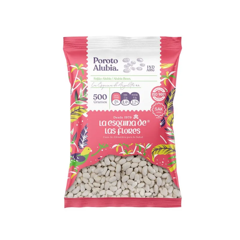 Poroto alubia La Esquina de las Flores paquete 500 g.