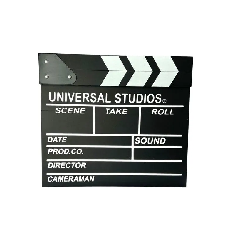 Claquete De Cinema Decoração Youtuber Cena em mdf 27x30cm