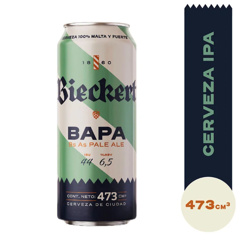 Cerveza Bapa 473 Cc Bieckert