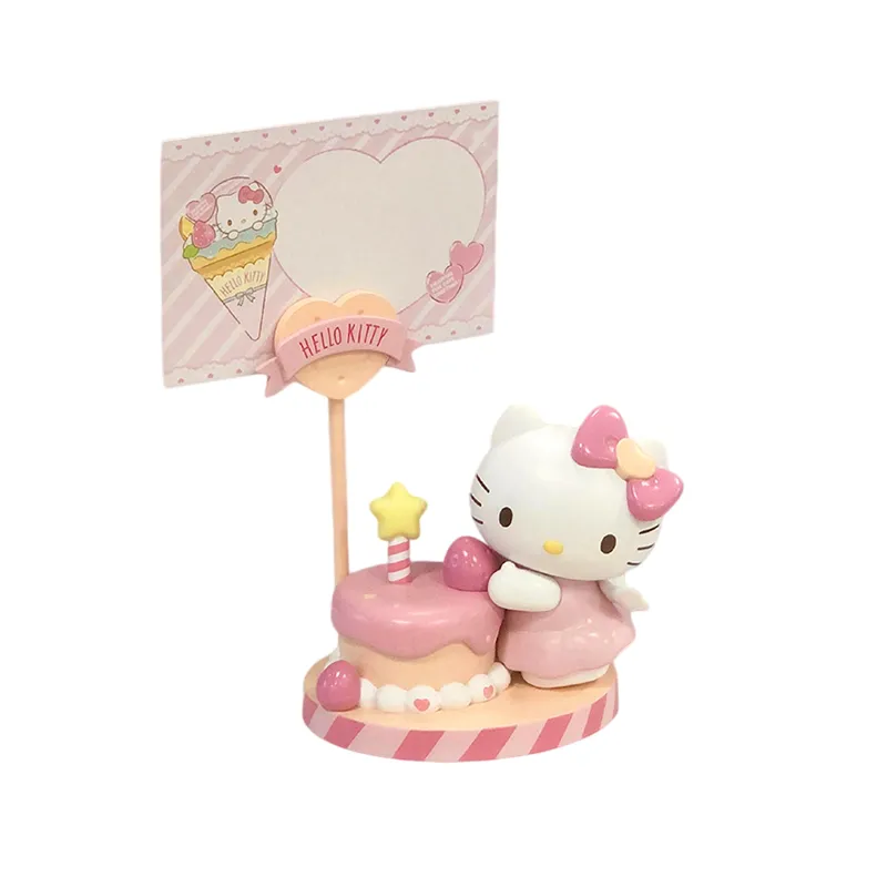 Bloco De Notas De Sobremesa Figure Hello Kitty Com Suporte Para Bolos