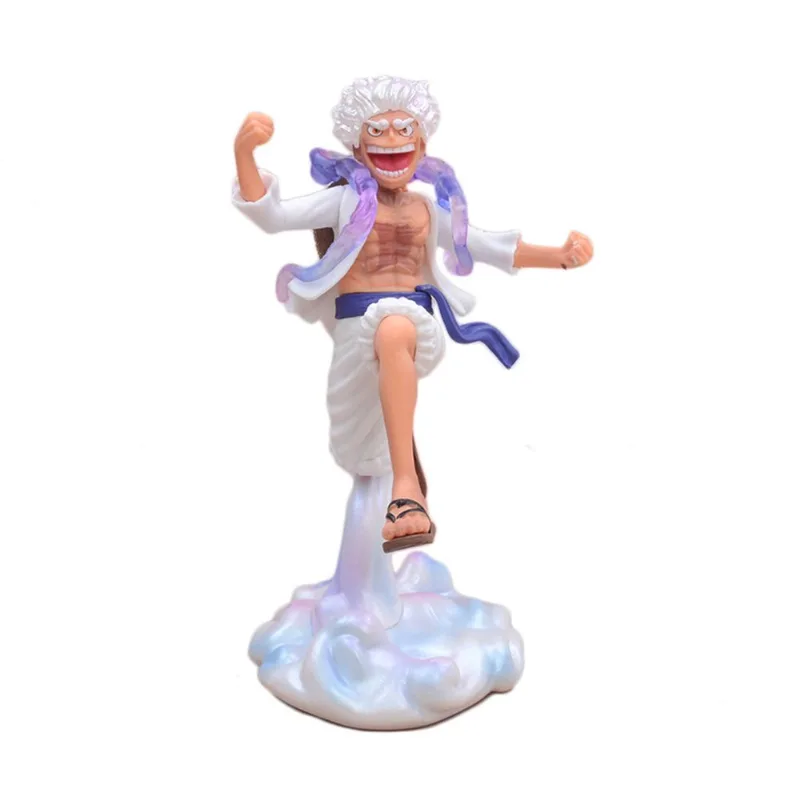 Figura One Piece Gear 5 Nika Luffy 19 Cm Em Pvc Modelo Sun God