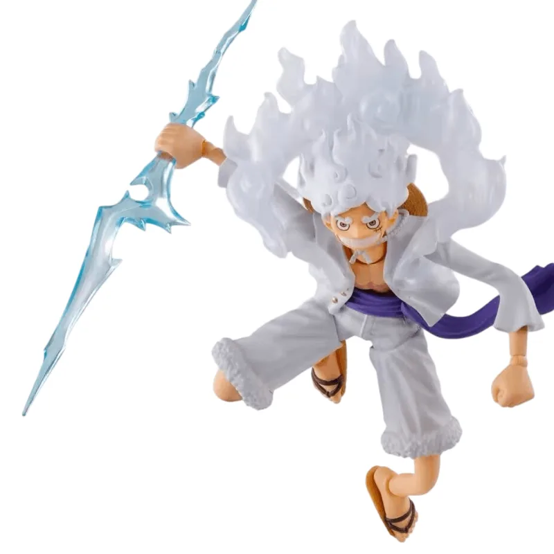 Figura De Anime One Piece Gear 5 Nika Luffy Modelo De Pvc De 16 Cm