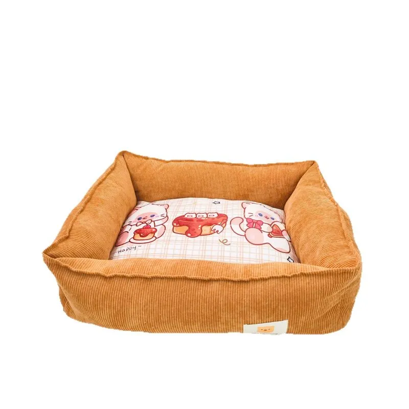 Cama Para Animais De Estimação, Engrossada, Quente E Aconchegante, Para Cães E Gatos