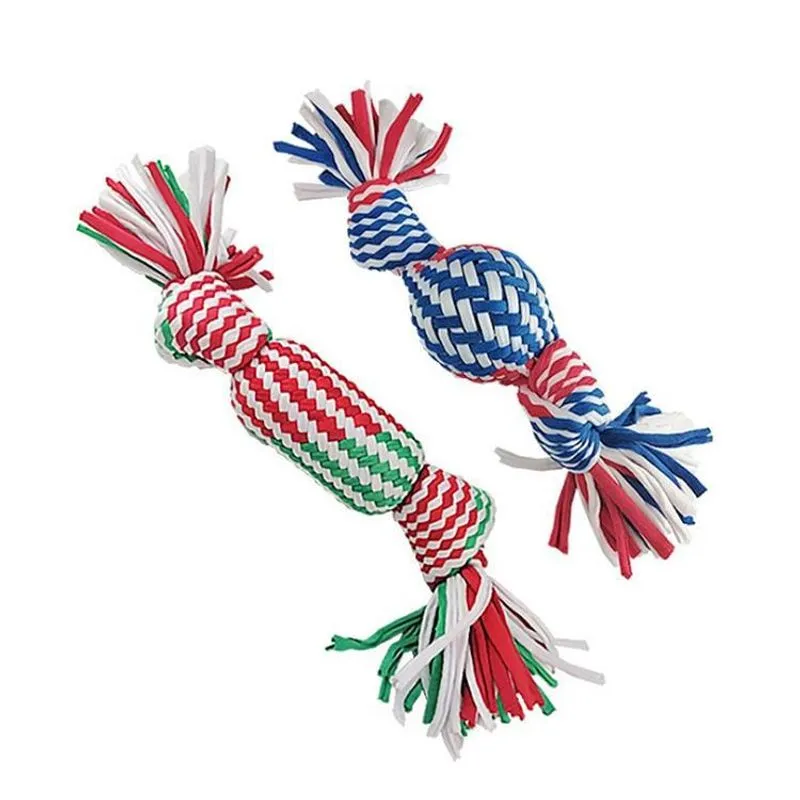 Conjunto De Brinquedos Para Cães, Corda De Algodão Com Guincho, 2 Peças Para Pequenos E Médios