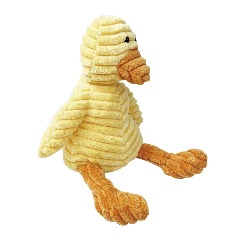 Brinquedo De Pelúcia Para Cães, Pato Amarelo Com Guincho Para Mastigar