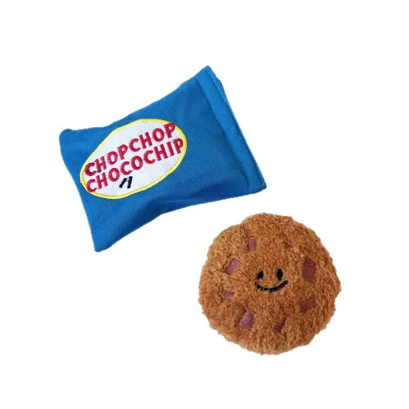 Bolsa De Biscoitos E Lanches De Pelúcia Dog Toy Com Papel Amassado