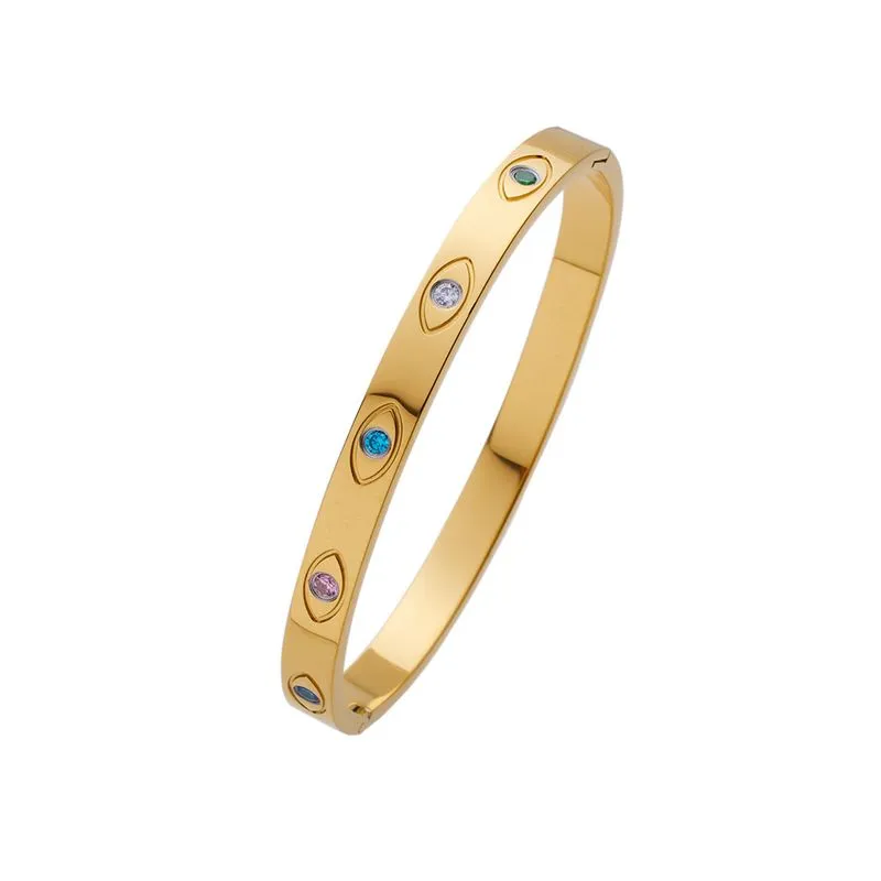 Pulseira De Ouro Rosa Com Pedras Preciosas Coloridas 25g