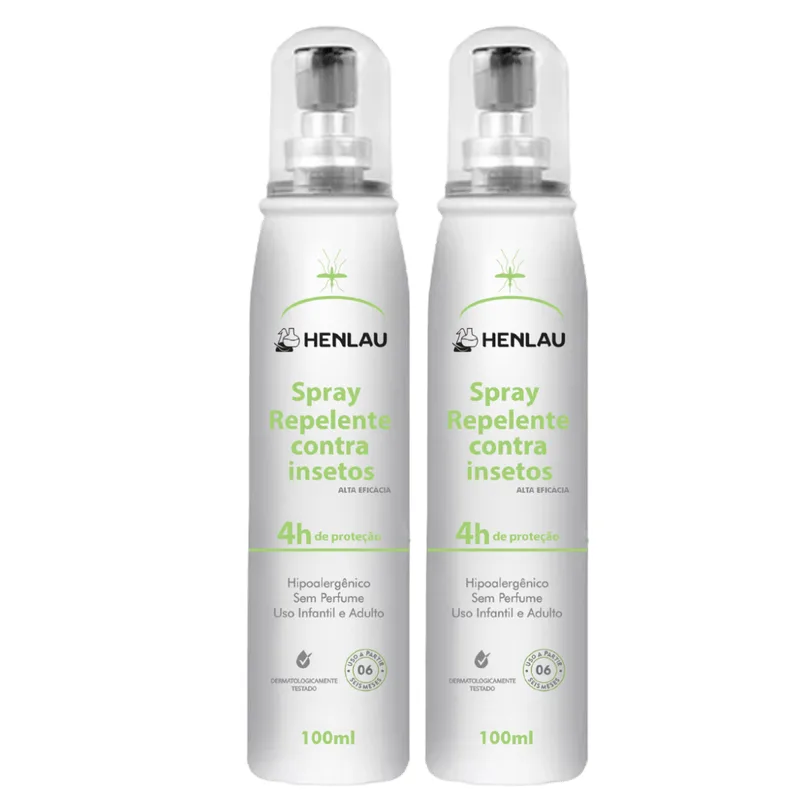 Kit 2 Repelente De Insetos Infantil E Adulto 4h C/ Ir3535 100ml