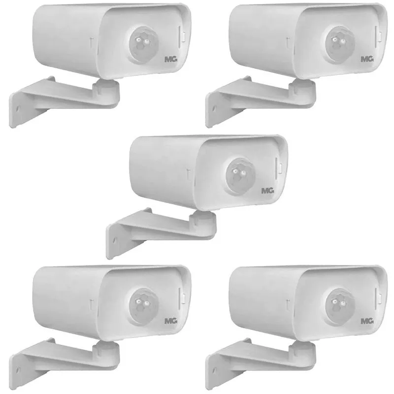 Kit 5 Sensor Presença Externo Iluminação Parede Margirius