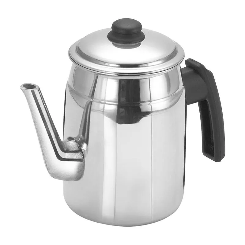 Bule Alumínio Bico Longo Clássico 1,3l Café Chá Leite Água