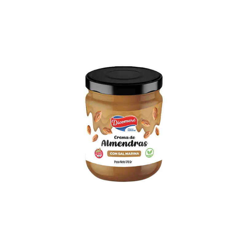 Crema De Almendras Sin Sal Marina 170 Gr Dicomere