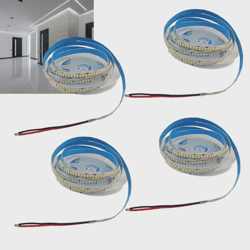 Fita Led 240 Leds 5 Metros 16W 6500K Kit 4 Unidades Sala Quarto Sanca Teto Rebaixado Gesso Loja Casa Apartamento Iluminaçao Decoraçao